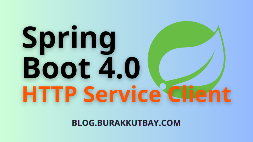 HTTP Service Client Nedir – Spring Boot 4.0 görseli