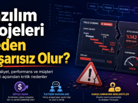 yazılım projelerinin başarısızlık nedenleri